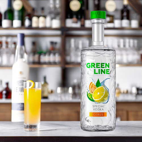 Vodka Bulbash Greenline Citrus 700ml