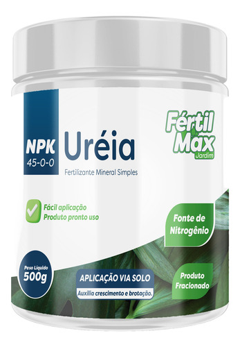 Uréia 46 Super Premium - Npk Granulado - 500g - Fertilmax