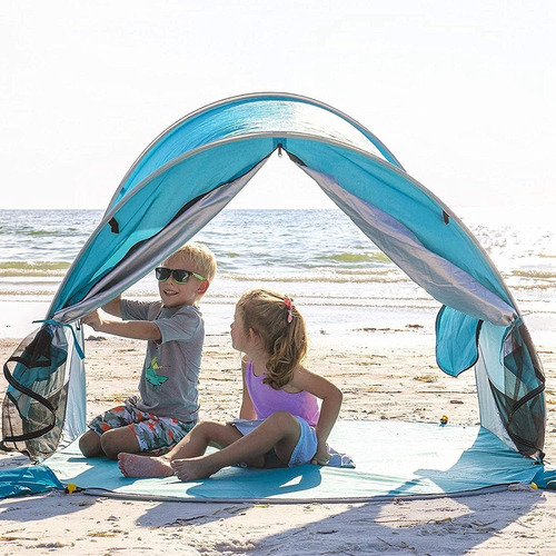Wolfwise Upf 50+ Easy Pop Tienda De Playa De 3 A 4 Personas