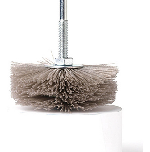 Cepillo De Rueda De Nailon Para Pulir, Cabezal De Grano 80