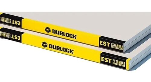 Placa De Yeso Durlock Estandard 9.5mm 1.20x2.40m
