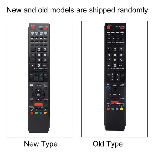 Reemplazo Remoto Universal Del Control Remoto De La Televisión Inteligente Para Sharp Lcd Tv Gb118wjsa Gb005wjsa Ga890wjsa Gb004wjsa
