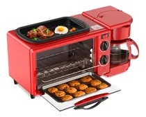 Comprar Horno Tostador Con Cafetera Y Parrilla 3 En 1 - 9 Lts, 1350w