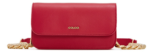 Bolsa Crossbody Colcci Chain Ve24 Vermelho Feminino