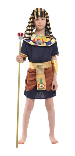 Disfraz Egipcio Talla 6 Faraón Niños Nuevo