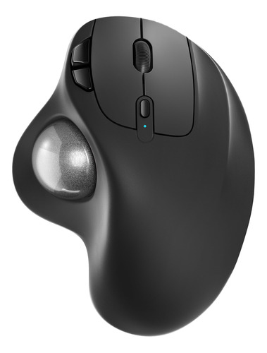 Mouse Inalámbrico Nulea M501 Trackball Color Negro