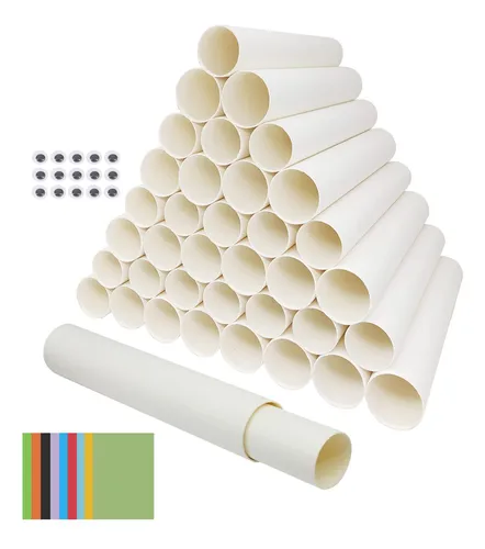 Suituts Paquete De 48 Tubos De Carton Para Manualidades, Dos