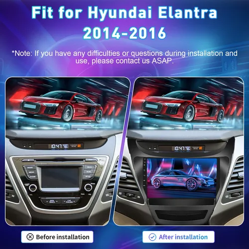 Qp Estéreo De Coche Android 10.0 Para Hyundai Elantra