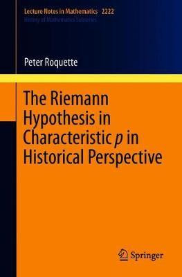 Libro The Riemann Hypothesis In Characteristic P In Histo...