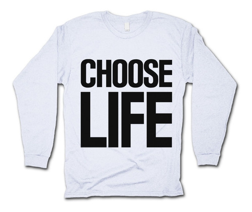 Choose Life Playera Manga Larga George Michael Wham Retro