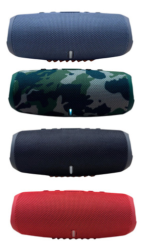 Bocina Charge 5 Genérica Portátil Bluetooth Azul Acero