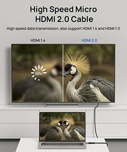Cable Micro Hdmi 4k 3.3 Pie Estandar Para Camara Sony
