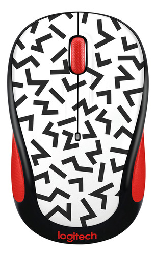 Logitech M325 Mouse Diseñado Para Desplazamiento Rojo Zigzag