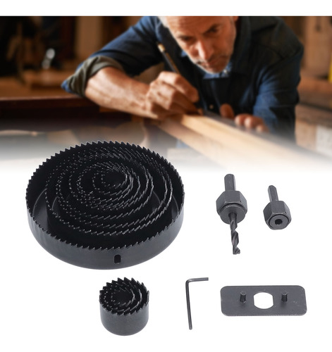 Juego De Sierra Copas 16 Piezas Para Madera Yeso Pvc Taladro
