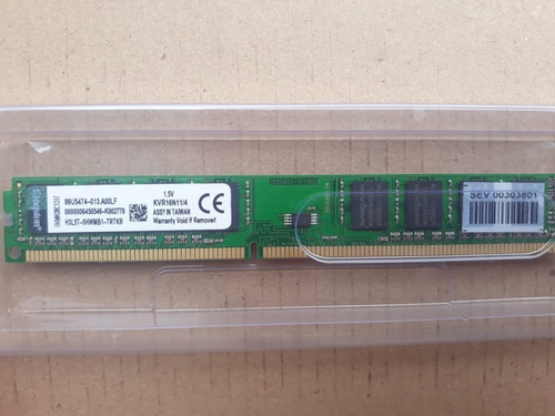 Memória Intel Valueram  Verde  4gb 1 Kingston Kvr16n11/4