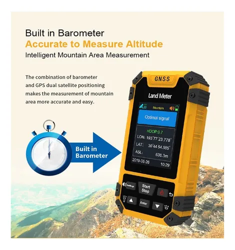 Medidor De Tierra Gps, Herramienta De Topografía De Área