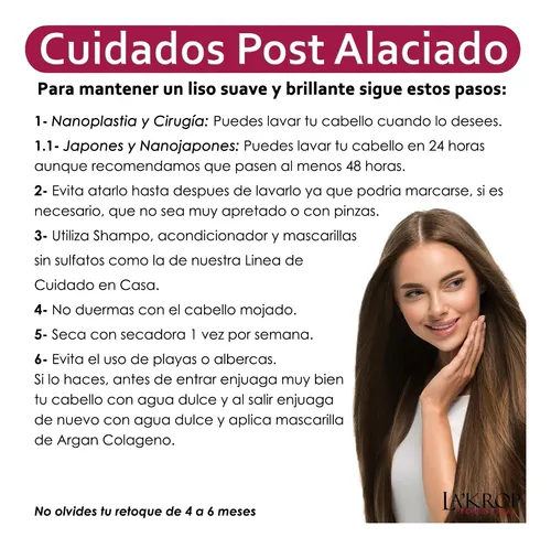 Nanoplastia Sin Formol Cabello Liso Apta Para Embarazadas 1l