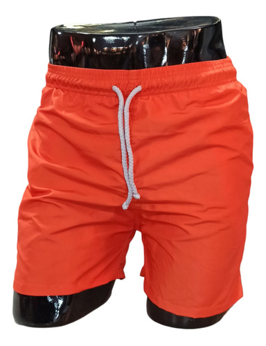Bañador Hombre Naranjada Unicolor Pantalonetas Playeras Grey