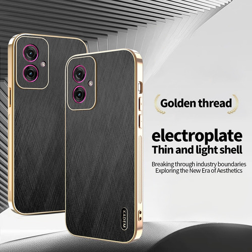 Funda Protectora Para Realme C75 4g Resistente A Los Arañazos, Lujosa, Marco Galvanizado, Piel De Seda
