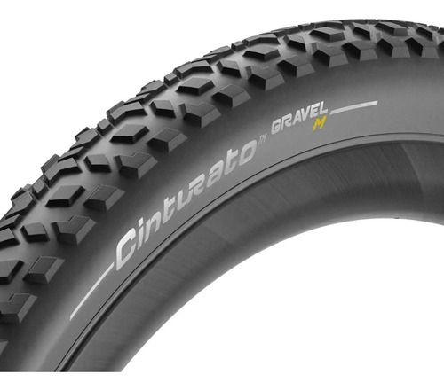 Llanta Bicicleta Pirelli Cinturato Gravel M 700x40c Tubeless Color Etiqueta negra