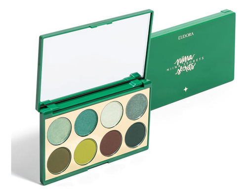 Eudora Niina Secrets Green Palette De Sombras 5,6g