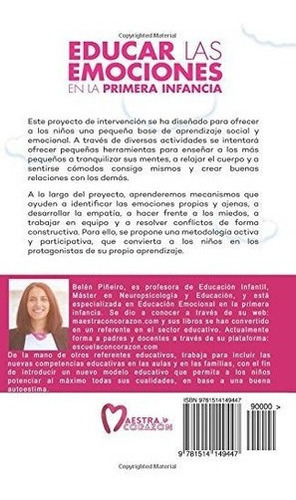 Educar Las Emociones En La Primera Infancia. Teoria, de Piñeiro, Bel. Editorial Createspace Independent Publishing Platform en español