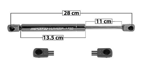 (1) Amortiguador Cofre Izq/der Jeep Commander 06/10 Spart