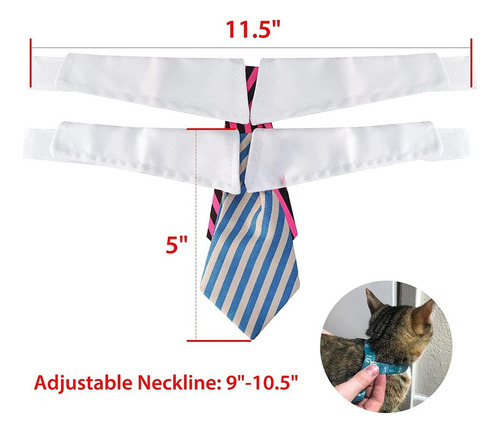 Corbata Para Perro, Gato Pequeños, 2 Uds.