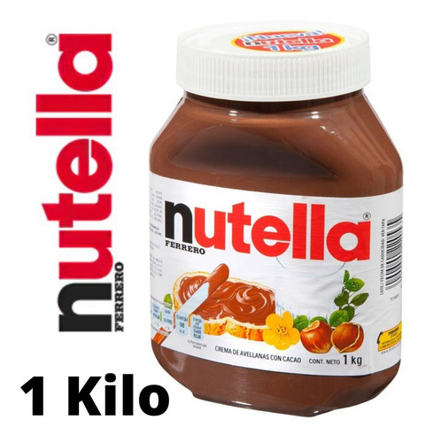 Nutella 1 Kilo Marca Ferrero Con Envío Gratis
