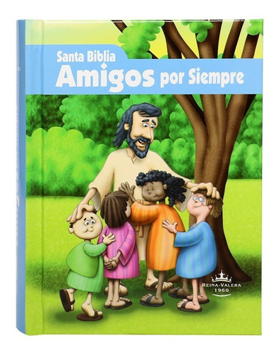 Imagen 2 de 5 de Biblia Amigos Por Siempre Rvr1960 Tapa Dura Azul (niños)
