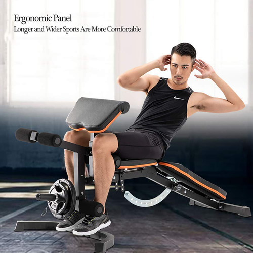 Gensdh Banco De Pesas Plegable Con Mancuernas Para Gimnasio