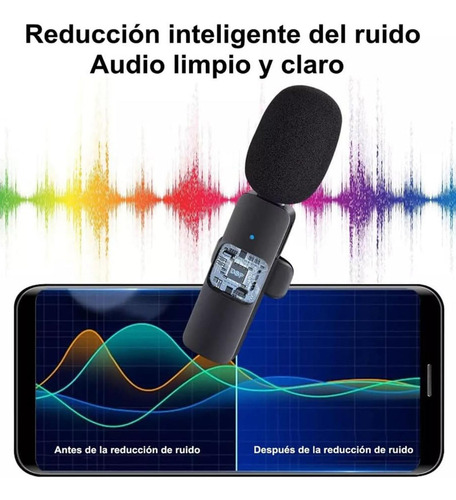 Micrófono Inalámbrico Micrófono Solapa Inalámbrico Lavalier
