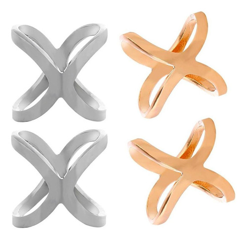 4pcs Metal Clips De Bufanda Clips Accesorios De Moda, 2