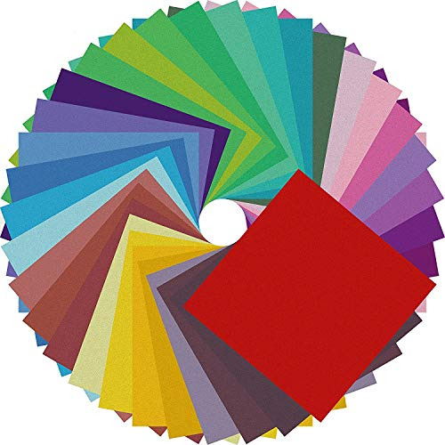 Papel De Origami Color De Doble Cara - 200 Hojas - 20 Colore