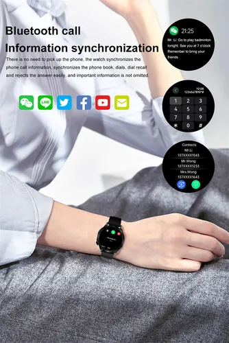 Reloj Inteligente Deportivo Dt5 Mate Bluetooth Call 200+