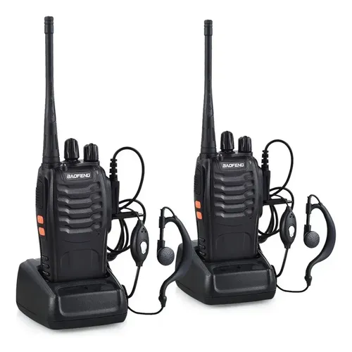 Q Rádio Bidirecional Baofeng Bf-888s (2 Pacotes) Banda Qy