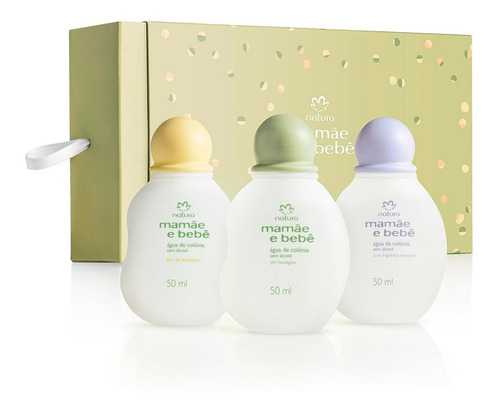 48%off Presente 3 Colônias Natura Mamãe Bebê Sortidas 50ml