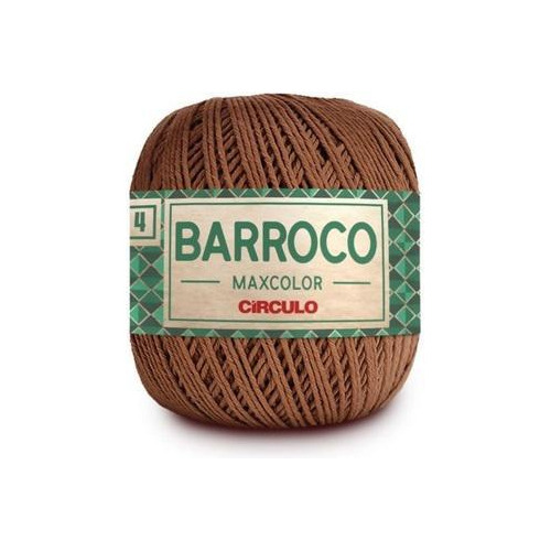 Barbante Barroco Maxcolor 4/4 (200g) - Marrom 7220