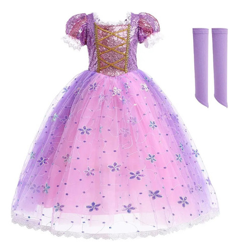 Vestido De Princesa Jasmine Para Niñas Anna Bella