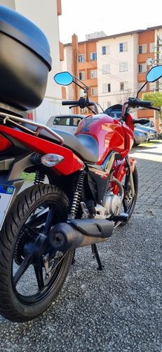 Moto Revisada, Com Pneus, Relação, Filtro E Vela Nova E Bau.