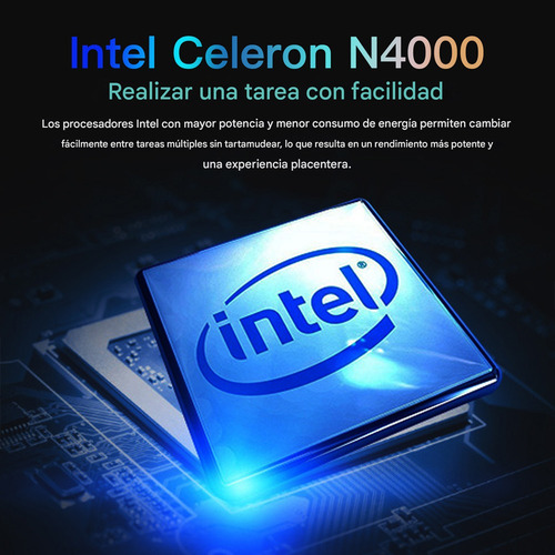 Barato Laptop Pulgadas 14.1 Ram 8gb+256gb Ssd Celeron N4000 Plateado