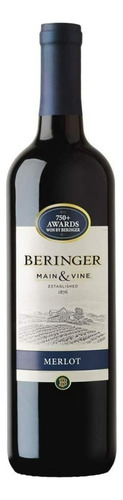 Vino Tinto Beringer Mv Merlot 750 Ml