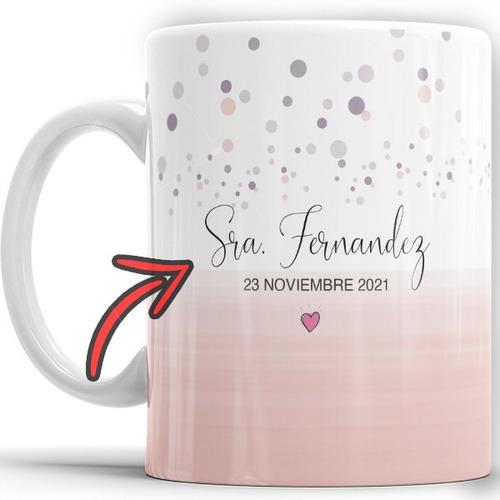 Tazas Para Esposos Sr. Y Sra Personalizables Con Apellido 