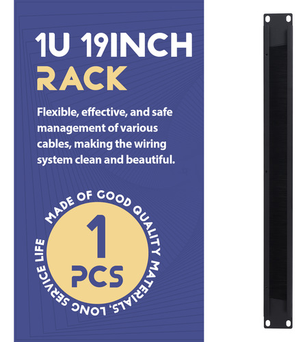 R01pcs 1u 19 Polegadas Para Montagem Em Rack Placa De Vedaçã