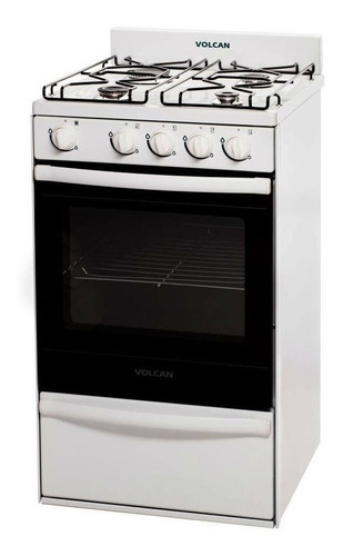 Cocina Volcan Multigas Blanca 55cm Autolimpiante Visor 89644