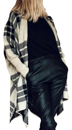 Saco Poncho De Lana