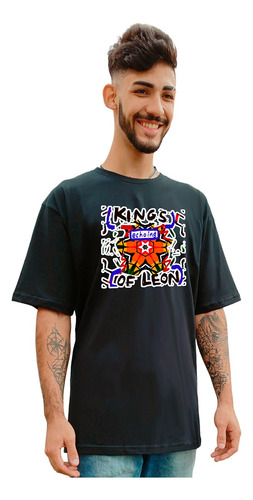 Camiseta Masculina Unissex Banda Kings Of Leon Echoing