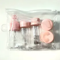 Comprar 10 Kits De Viaje Botellas Frascos 7 Piezas Plástico