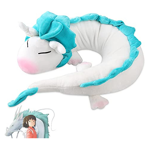 White Dragon U Pillow-anime Cute White Dragon Neck Pill...
