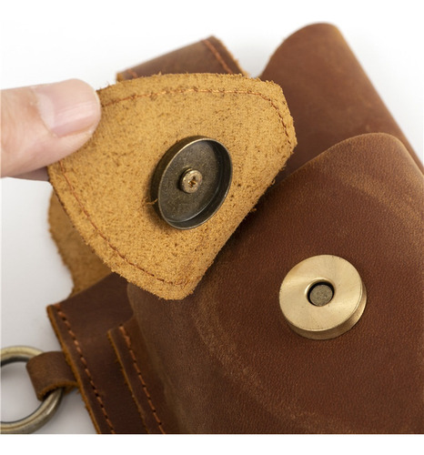 De Funda Multifuncional De Piel Para Móvil Con Cinturón